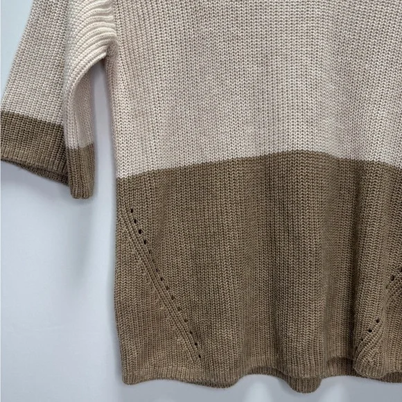 Matty M Color Block Elbow Sleeve Sweater size S - Picture 2 of 4